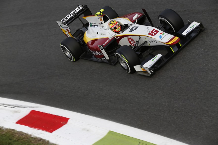 2015 GP2 Series Round 8. Autodromo di Monza, Italy. Friday 4 September 2015. Rio Haryanto (INA, Campos Racing)  Photo: Sam Bloxham/GP2 Series Media Service. ref: Digital Image _SBL1094
