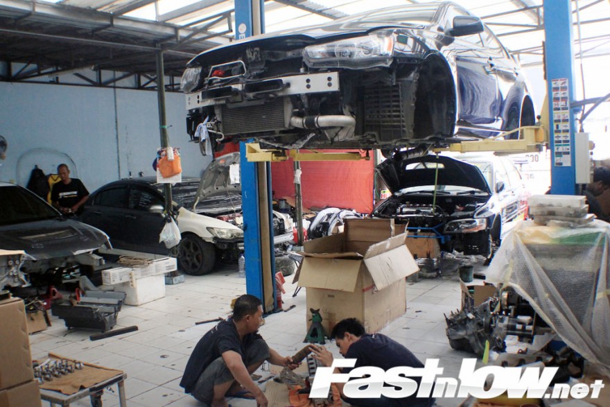 ENGINE+ drag race custom bengkel 6