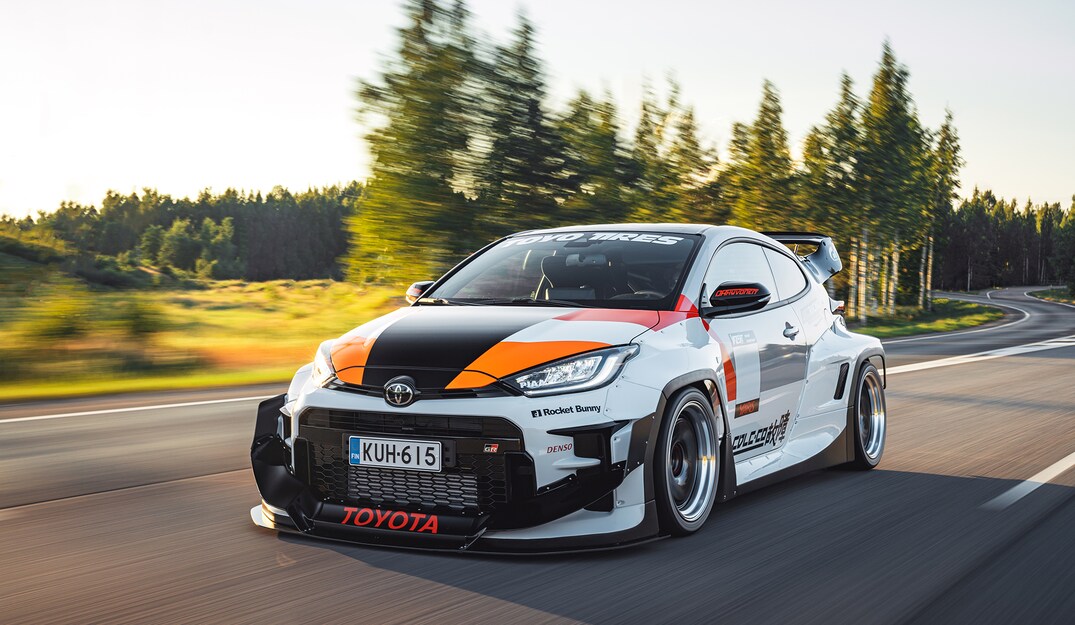 Makin Lebar dan Gahar, Toyota GR Yaris Rocket Bunny Asal Finlandia