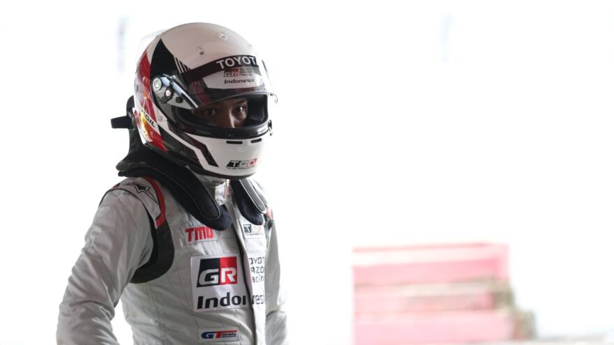 Demas Agil pembalap Toyota Gazoo Racing Indonesia