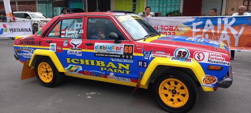 Ronny JS amankan posisi di Kelas R.3 Kejurnas Rally Danau Toba 2022