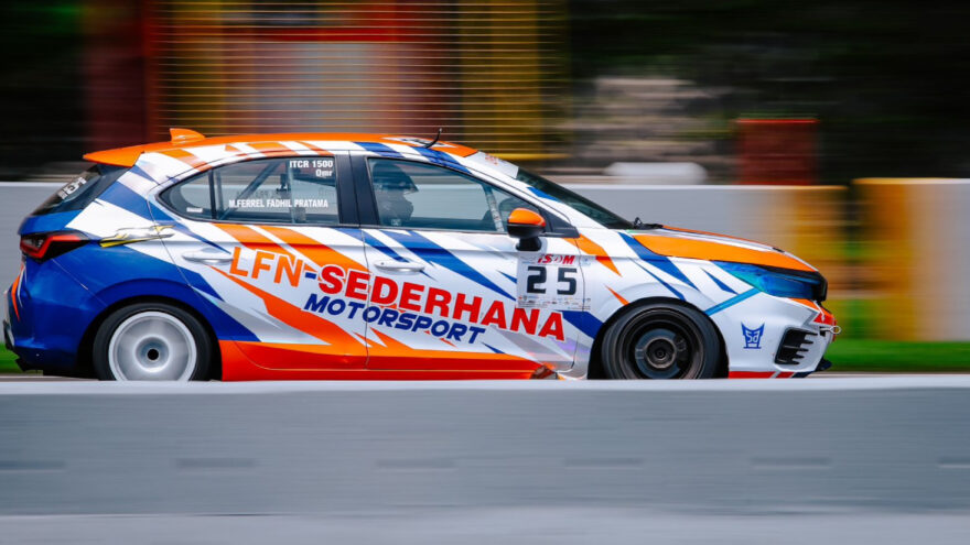 Ferrel Fadhil pembalap LFN Sederhana Motorsport