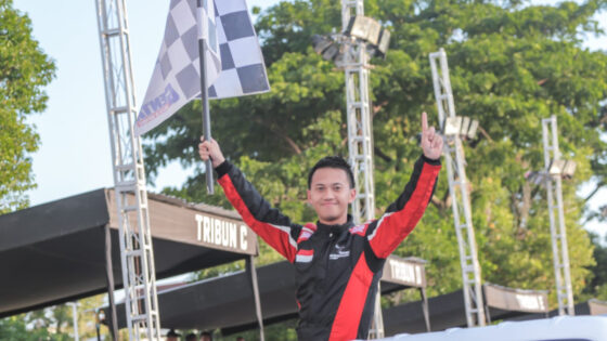 Rivaldy Febriadi peslalom Banteng Motorsport