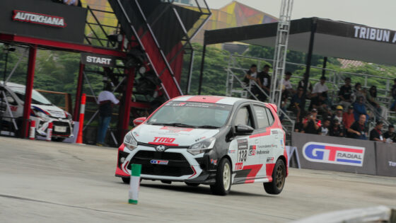 Anjasara Wahyu peslalom Toyota Gazoo Racing Indonesia