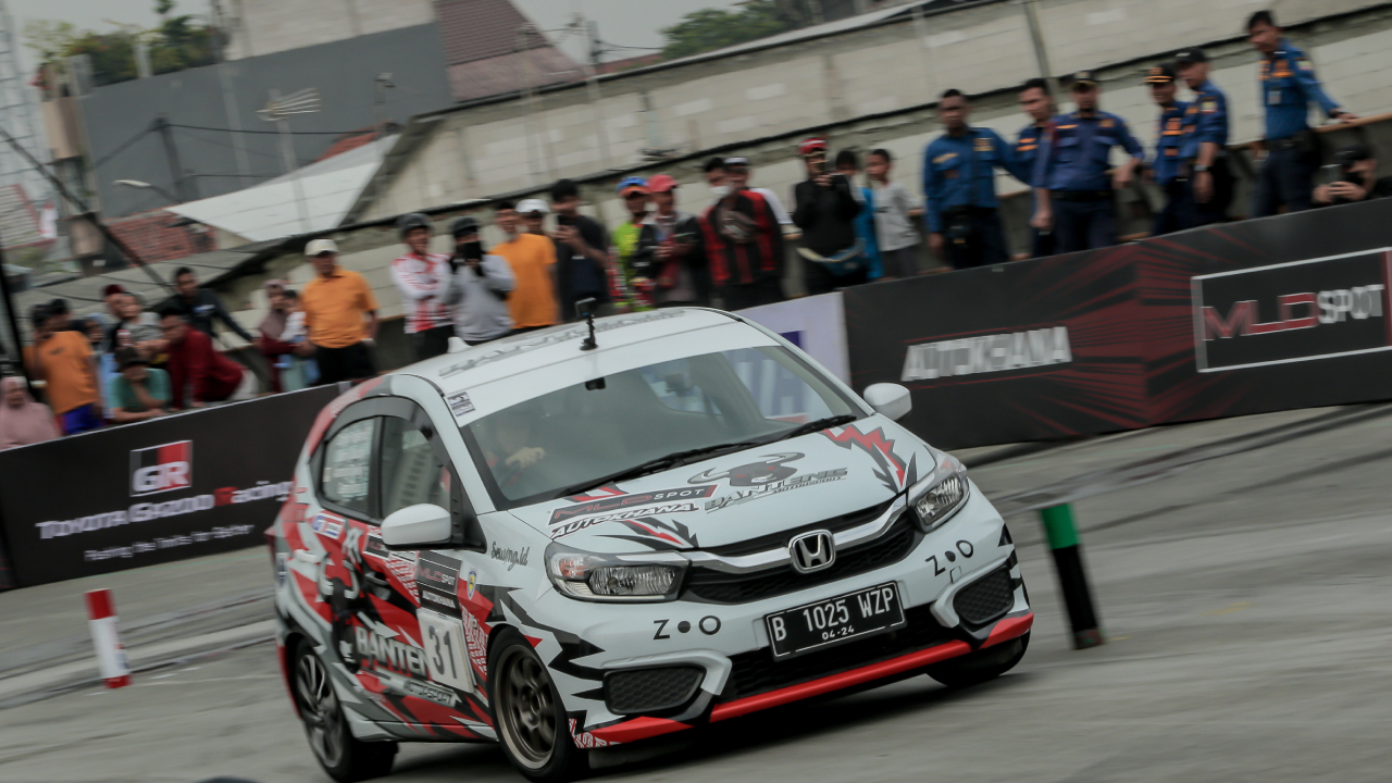 Canya Prasetyo peslalom wanita tim Banteng Motorsport