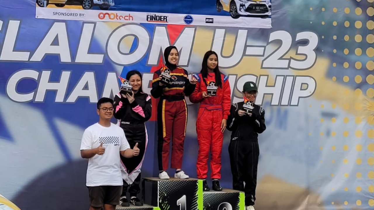 Hashina Setioyumna lakoni Kejurnas Slalom U23 2023
