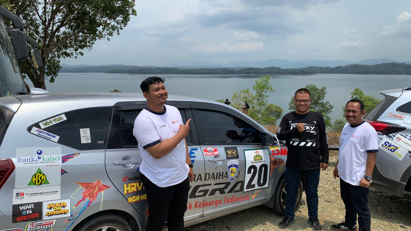 Tim Daihatsu Sport berhasil capai target di Kejurnas Time Rally Banjarmasin 2023