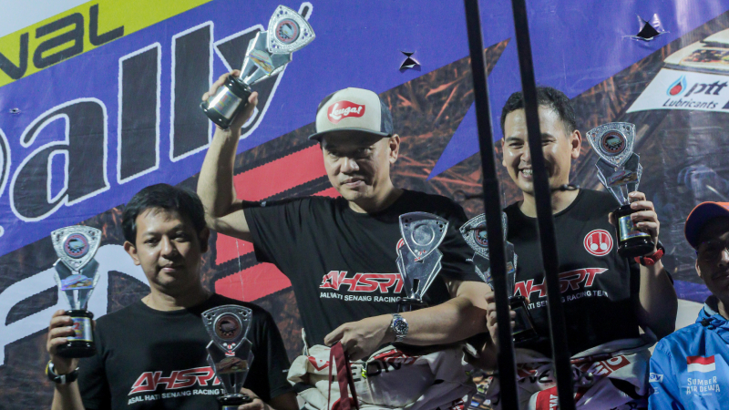 Podium pertama Yoseph di Sprint Rally Malang 2023