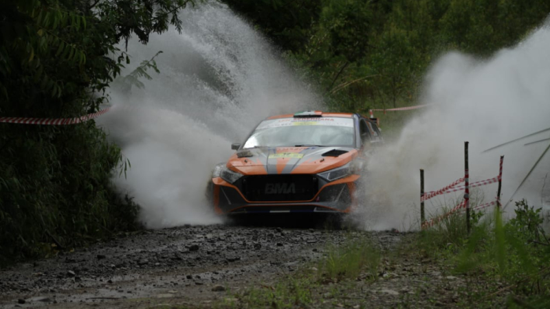 Haji Rahmat berhasil meraih Juara Nasional Rally 2023