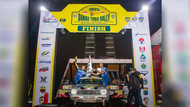 Petualangan Ronny JS di Danau Toba Rally berakhir manis