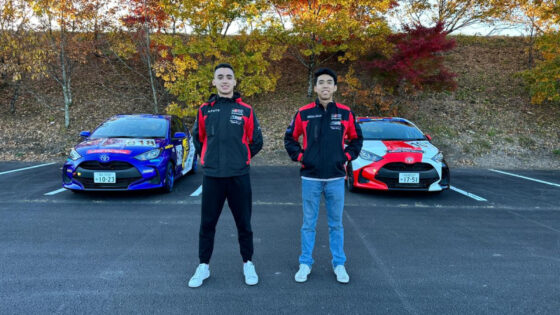 Amato Rudolph (kiri) dan Jordan Johan bakal lakoni Yaris Cup 2023 di Jepang