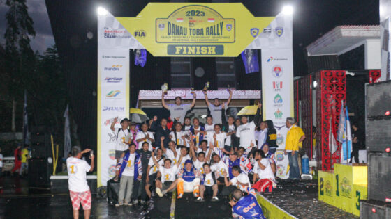 Toto Michdar sukses mengunci gelar Juara Nasional Rally Group F 2023
