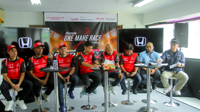 Konferensi pers Honda Racing Indonesia 2024