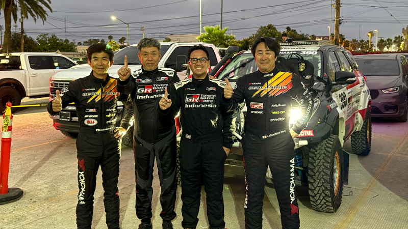 Tim Toyota Gazoo Racing Indonesia di SCORE Baja 500