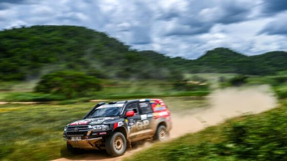 Julian Johan mengarungi medan berat di SS4 AXCR 2024