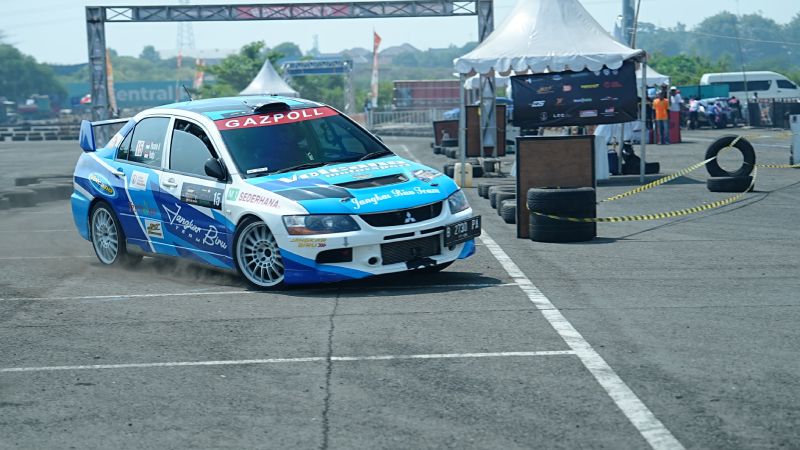 M Yassin Kosasih kembali tampil gemilang di Kejurnas Sprint Rally 2024