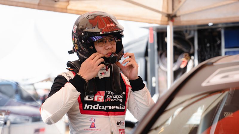 Ryan Nirwan pereli Toyota Gazoo Racing Indonesia