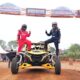 Selebrasi M Yassin Kosasih setelah menuntaskan 4 SS di Kejurnas Speed Offroad 2024