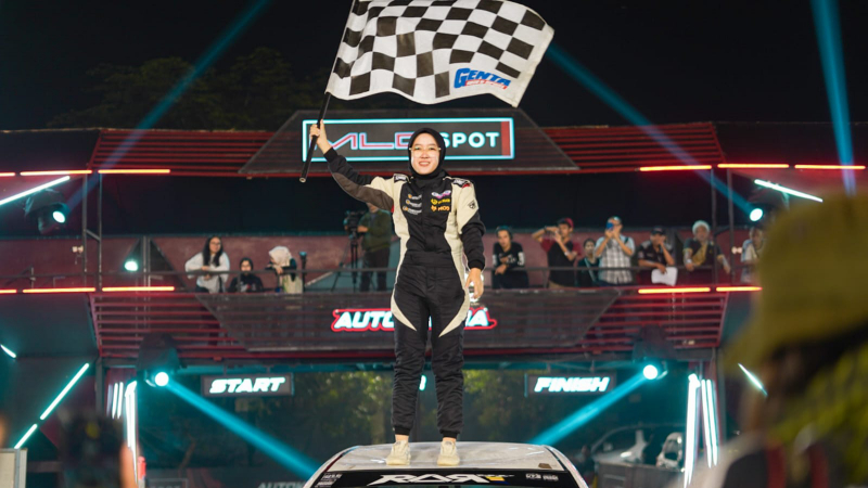 Keizha Venda Salsabila raih juara pertama di seri penutup Kejurnas Slalom 2024