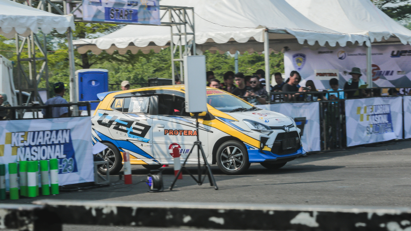 Final Kejurnas Slalom U23 2024 diselenggarakan di Karawaci, Tangerang