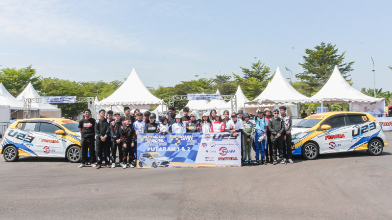 Para peserta Kejurnas Slalom U23 di Sidoarjo, Jawa Timur