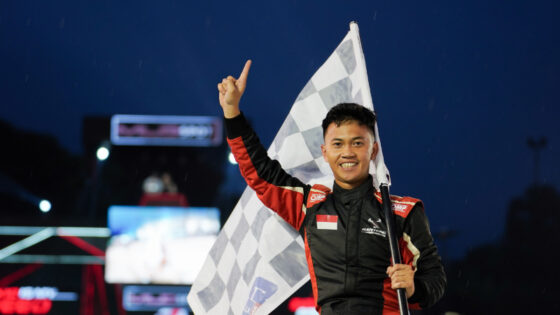 Rivaldi Febriadi Kampiun Kelas B di Partai Final Kejurnas Slalom 2024