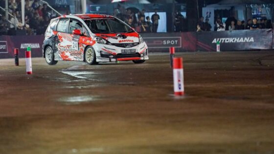 Canya Prasetyo peslalom Banteng Motorsport