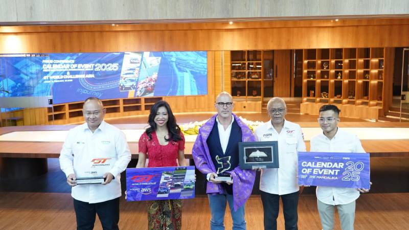 Konferensi pers GT World Challenge Asia 2025 di Jakarta (18/02/2025)