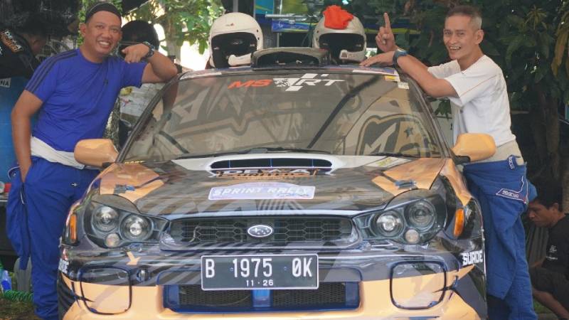 Andi Yusrizal sukses naik podium keempat bersama Deni Danismar