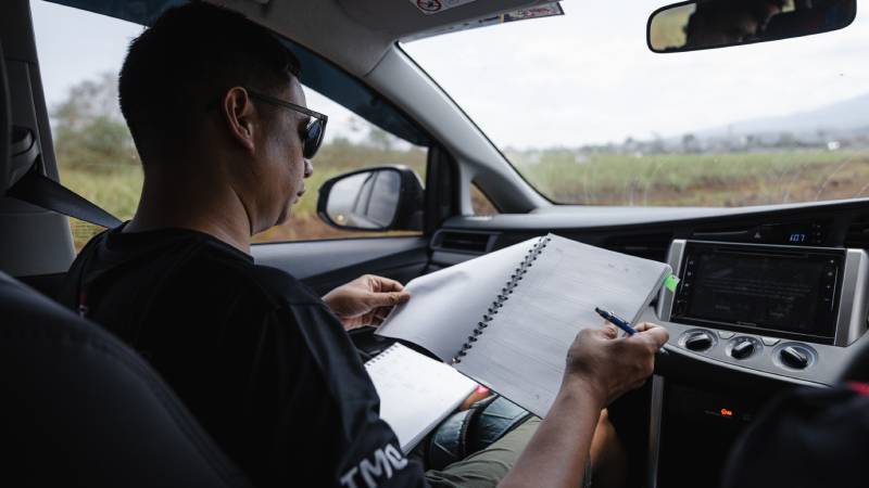 Pembuatan pacenote sprint rally