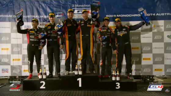 Glenn Nirwan podium di GT4 Australia 2025