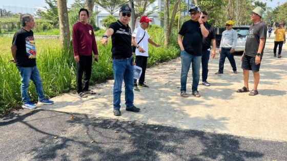Pengecekan persiapan seri kedua kejurnas sprint rally 2025