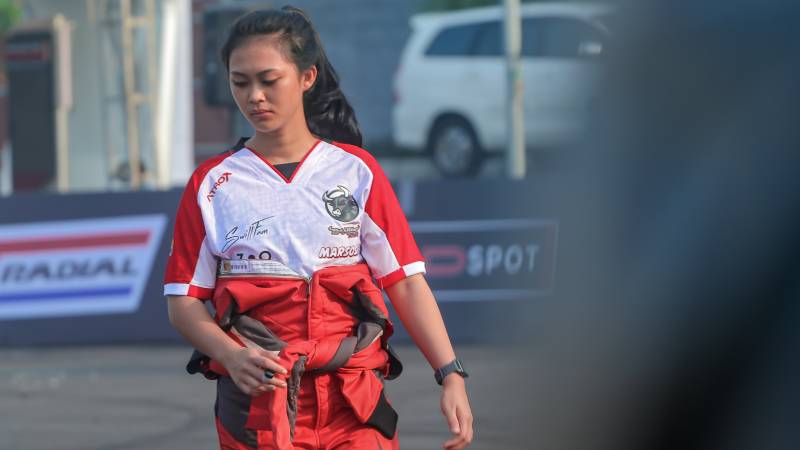 Canya Prasetyo, peslalom wanita Banteng Motorsport