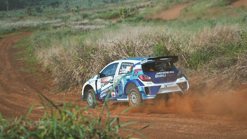 M Yassin Kosasih tampil impresif di Sprint Rally Sukabumi