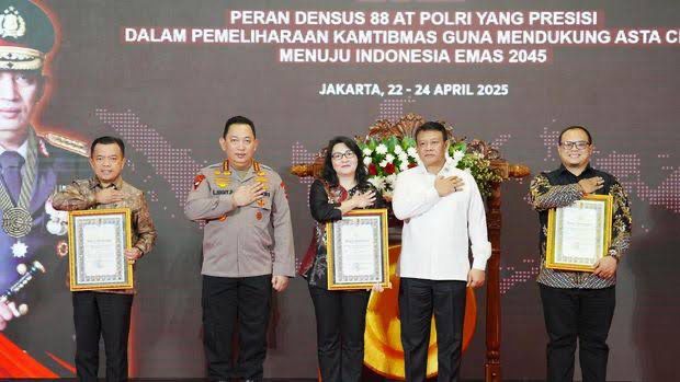 Densus 88 Antiteror Polri menggelar rapat kerja teknis (Rakernis) Tahun 2025 dengan semangat memperkuat peran strategis.