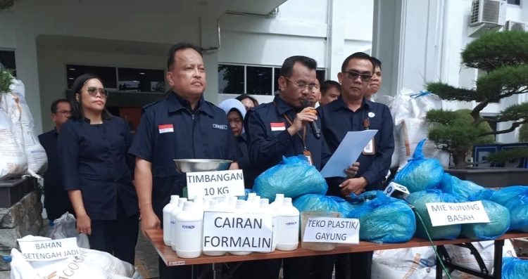 Setengah ton mie kuning berformalin ditemukan BBPOM Medan. Temuan ini didapatkan saat operasi penindakan.