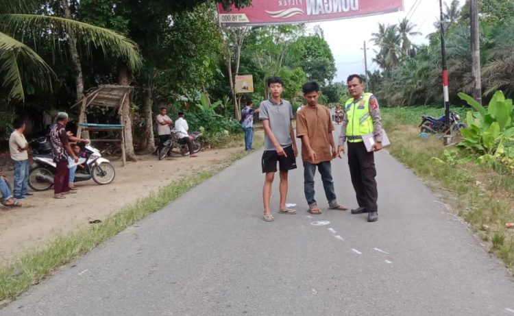 Lokasi terjadinya kecelakaan menewaskan satu orang. (ist)