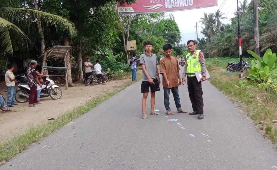 Lokasi terjadinya kecelakaan menewaskan satu orang. (ist)