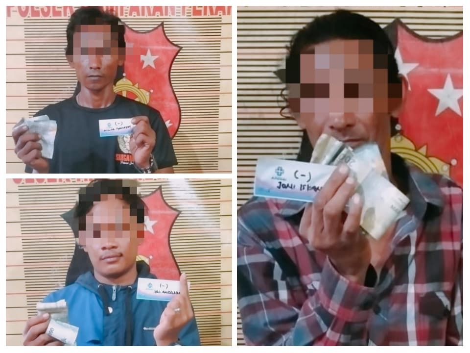 Polsek Hamparan Perak Tangkap Tiga Pelaku Pungli di Jembatan Titi Payung