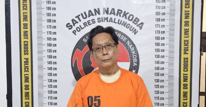 Tersangka Anton alias Asiong alias Sakau kembali berurusan dengan polisi atas kasus narkoba. (ist)