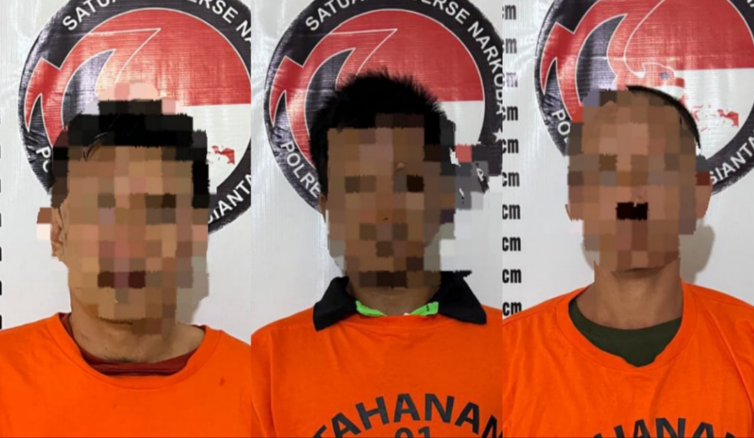 Ketiga tersangka ditangkap kepolisian. (ist)