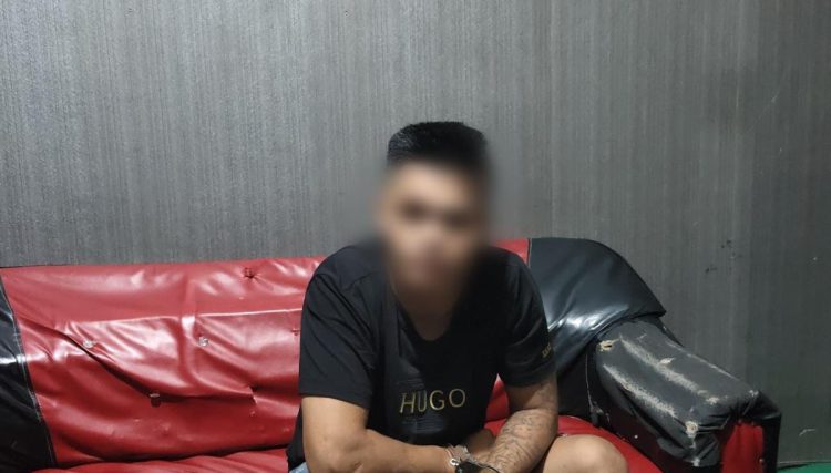 Mantan napi berinisial JS ditangkap atas tuduhan penggelapan sepeda motor. ist