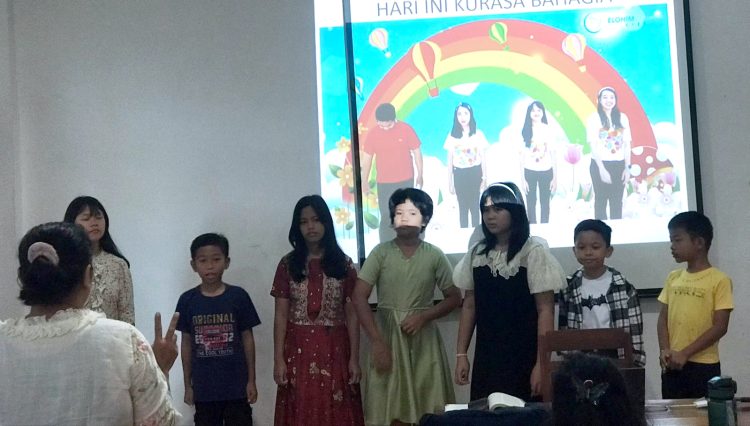 Gereja GKPS Pansur V Rayakan Kenaikan Yesus Kristus. (Foto: Alboing Damanik)