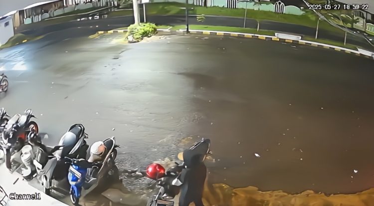 Screenshot diambil dari rekaman cctv. ist