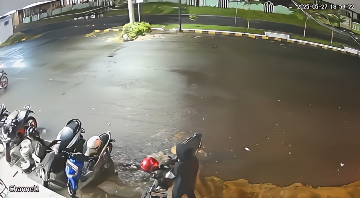 Screenshot diambil dari rekaman cctv. ist
