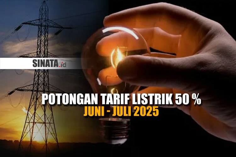 Pemerintah resmi mengumumkan pemberian potongan tarif listrik sebesar 50 persen untuk periode Juni hingga Juli 2025.