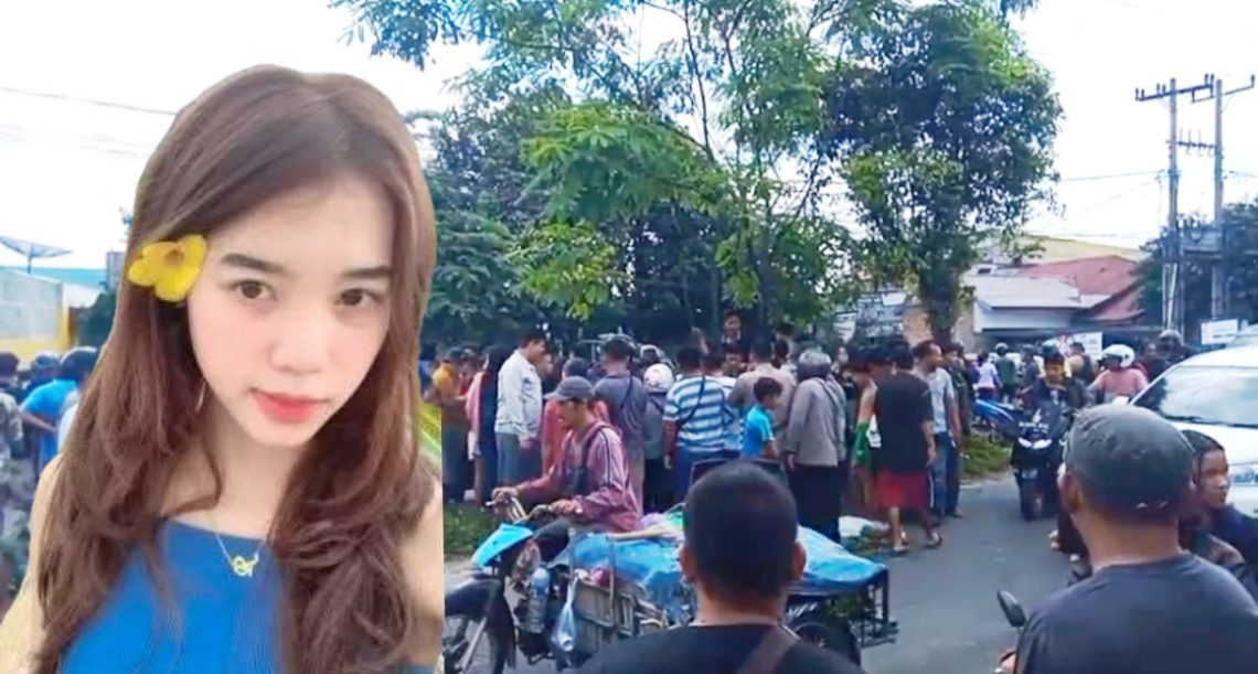 Lokasi kejadian Rindy menghembuskan nafas terkahirnya. Insert: Rindy Liviani. Ist
