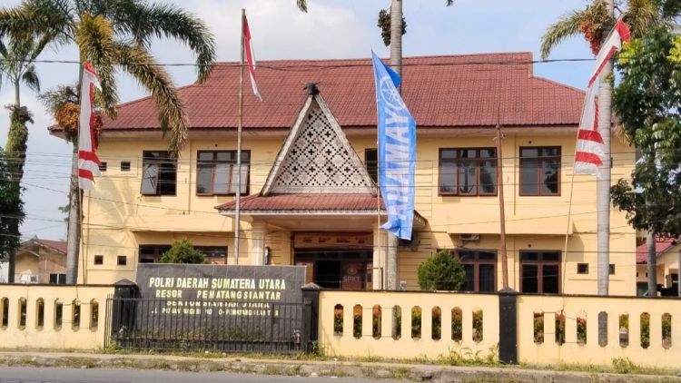 Kantor Polsek Siantar Utara. ist