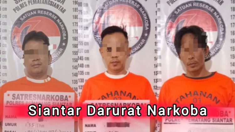 Tiga tersangka kasus narkoba diciduk dalam kurun sehari. ist