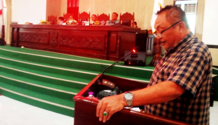 Anggota DPRD Pematangsiantar, Alponso Sinaga dari Fraksi PDI Perjuangan.
